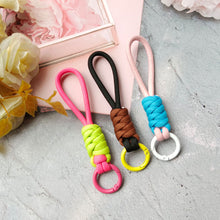 Load image into Gallery viewer, Creative Braided Lanyard Keychain For Phone Case Women Anti Lost Knot Rope Strap Car Key Chains Diy Accessories Fashion Keyring