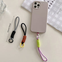 Load image into Gallery viewer, Creative Braided Lanyard Keychain For Phone Case Women Anti Lost Knot Rope Strap Car Key Chains Diy Accessories Fashion Keyring