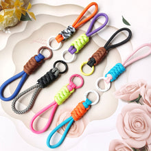 Load image into Gallery viewer, Creative Braided Lanyard Keychain For Phone Case Women Anti Lost Knot Rope Strap Car Key Chains Diy Accessories Fashion Keyring