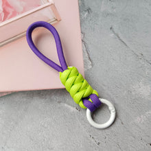 Load image into Gallery viewer, Creative Braided Lanyard Keychain For Phone Case Women Anti Lost Knot Rope Strap Car Key Chains Diy Accessories Fashion Keyring