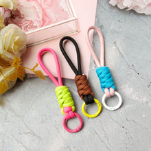 Load image into Gallery viewer, Creative Braided Lanyard Keychain For Phone Case Women Anti Lost Knot Rope Strap Car Key Chains Diy Accessories Fashion Keyring