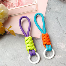 Load image into Gallery viewer, Creative Braided Lanyard Keychain For Phone Case Women Anti Lost Knot Rope Strap Car Key Chains Diy Accessories Fashion Keyring