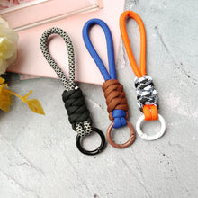 Load image into Gallery viewer, Creative Braided Lanyard Keychain For Phone Case Women Anti Lost Knot Rope Strap Car Key Chains Diy Accessories Fashion Keyring