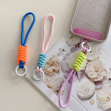 Load image into Gallery viewer, Creative Braided Lanyard Keychain For Phone Case Women Anti Lost Knot Rope Strap Car Key Chains Diy Accessories Fashion Keyring