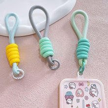 Load image into Gallery viewer, Mesh Lanyard Fluorescent Braid Rope Phone Case Hanging Cord Keychain Bag Pendant Keychain