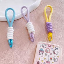 Load image into Gallery viewer, Mesh Lanyard Fluorescent Braid Rope Phone Case Hanging Cord Keychain Bag Pendant Keychain