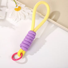 Load image into Gallery viewer, Mesh Lanyard Fluorescent Braid Rope Phone Case Hanging Cord Keychain Bag Pendant Keychain