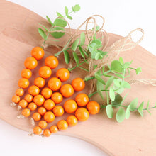 Load image into Gallery viewer, Wooden Bead Easter Carrots Ornaments Garland Farmhouse Home Decor Carrots Hanging Pendants For Easter Party Supplies