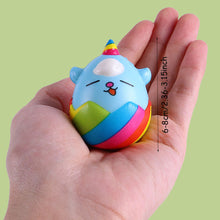 Load image into Gallery viewer, 5Pcs Squeeze Easter Bunny Eggs Stress Relief Toys Kids Easter Party Favor Gifts for Guests Egg Basket Stuffer Goodie Fillers