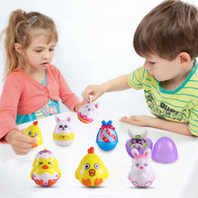 Load image into Gallery viewer, 5Pcs Squeeze Easter Bunny Eggs Stress Relief Toys Kids Easter Party Favor Gifts for Guests Egg Basket Stuffer Goodie Fillers