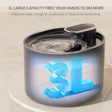 Load image into Gallery viewer, 3L Automatic Pet Cat Drinking Fountain USB Dogs Cats Electric Recirculate Mute Water Feeder Bowl Drinking Dispenser Filter