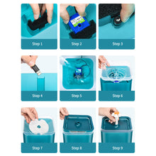 Load image into Gallery viewer, 2L Automatic Pet Cat Drinking Fountain USB Dogs Cats Electric Recirculate Mute Water Feeder Bowl Drinking Dispenser Filter
