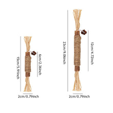 Load image into Gallery viewer, Cat Toys Silvervine Chew Stick Kitty Raffia Grass Pet Supplies Cleaning Teeth Stick Pet Bite Cat Toy Hemp Rope