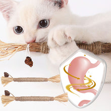 Load image into Gallery viewer, Cat Toys Silvervine Chew Stick Kitty Raffia Grass Pet Supplies Cleaning Teeth Stick Pet Bite Cat Toy Hemp Rope