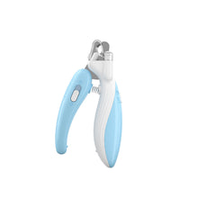 Load image into Gallery viewer, Cute Banana Whale Shaped Pet Nail Clippers with Light Cat Manicure Tools Pet Specialized Nail Clippers Dog Beauty and Cleaning Products