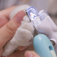 Load image into Gallery viewer, Cute Banana Whale Shaped Pet Nail Clippers with Light Cat Manicure Tools Pet Specialized Nail Clippers Dog Beauty and Cleaning Products