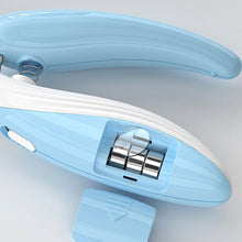 Load image into Gallery viewer, Cute Banana Whale Shaped Pet Nail Clippers with Light Cat Manicure Tools Pet Specialized Nail Clippers Dog Beauty and Cleaning Products