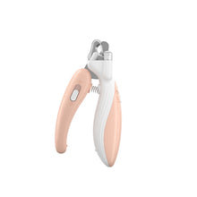 Load image into Gallery viewer, Cute Banana Whale Shaped Pet Nail Clippers with Light Cat Manicure Tools Pet Specialized Nail Clippers Dog Beauty and Cleaning Products