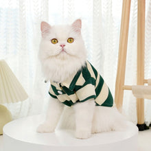 Load image into Gallery viewer, Summer Stripe Pet Dog Clothes Cat Vest Pet Clothing Dogs Small Costume Animal French Bulldog Print Cute Sweater Shirt