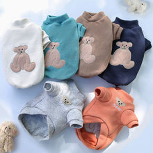 Load image into Gallery viewer, Fashion Bear Patttern Pet Dog Cat T-shirt Pure Cotton Dog Clothes for French Bulldog Small Mediun Dogs Soft Breathable