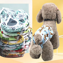 Load image into Gallery viewer, Pet Dog Panties Dog Physiological Pants XS-L Diaper Sanitary Washable Female Dog Menstruation Underwear Briefs Jumpsuit