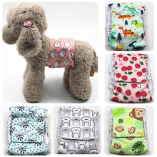 Load image into Gallery viewer, Pet Dog Panties Dog Physiological Pants XS-L Diaper Sanitary Washable Male Dog Menstruation Underwear Briefs Jumpsuit