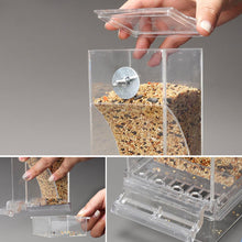 Load image into Gallery viewer, Bird Feeders Automatic Parrot Feeder Drinker Acrylic Seed Food Container Cage Accessories For Small And Medium Parakeets
