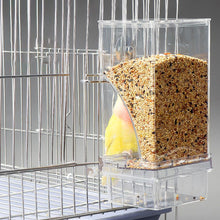 Load image into Gallery viewer, Bird Feeders Automatic Parrot Feeder Drinker Acrylic Seed Food Container Cage Accessories For Small And Medium Parakeets