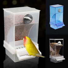 Load image into Gallery viewer, Bird Feeders Automatic Parrot Feeder Drinker Acrylic Seed Food Container Cage Accessories For Small And Medium Parakeets