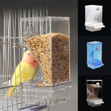 Load image into Gallery viewer, Bird Feeders Automatic Parrot Feeder Drinker Acrylic Seed Food Container Cage Accessories For Small And Medium Parakeets
