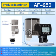 Load image into Gallery viewer, 250ml/500ml Jebao Aquarium Fish Tank Feeder Goldfish Smart Timing Auto Digital Feeder Hours Timer Aquarium Accessories