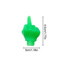 Load image into Gallery viewer, 1Pc/4Pcs Car Tire Valve Cap Decor Wheel Nozzle Dustproof Tyre Valve Stem Caps Middle Finger Styling Accessories
