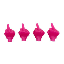Load image into Gallery viewer, 1Pc/4Pcs Car Tire Valve Cap Decor Wheel Nozzle Dustproof Tyre Valve Stem Caps Middle Finger Styling Accessories
