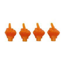 Load image into Gallery viewer, 1Pc/4Pcs Car Tire Valve Cap Decor Wheel Nozzle Dustproof Tyre Valve Stem Caps Middle Finger Styling Accessories