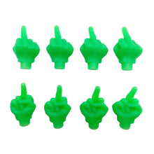 Load image into Gallery viewer, 1Pc/4Pcs Car Tire Valve Cap Decor Wheel Nozzle Dustproof Tyre Valve Stem Caps Middle Finger Styling Accessories
