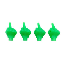 Load image into Gallery viewer, 1Pc/4Pcs Car Tire Valve Cap Decor Wheel Nozzle Dustproof Tyre Valve Stem Caps Middle Finger Styling Accessories