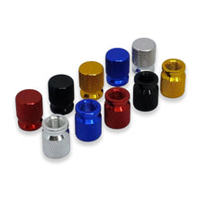 Load image into Gallery viewer, 2Pcs Aluminum Car Valve Caps Cover Tire Valve Stems Tyre Rim Stem Covers Auto Wheel Nipple Plugs
