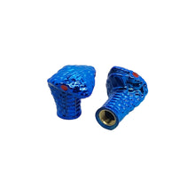 Load image into Gallery viewer, 2Pcs Car Tire Cap Decor Wheel Tyre Valve Rustproof Cover Valve Caps Tire Accessories Snake Head Styling
