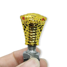 Load image into Gallery viewer, 2Pcs Car Tire Cap Decor Wheel Tyre Valve Rustproof Cover Valve Caps Tire Accessories Snake Head Styling