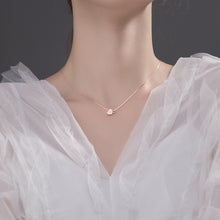 Load image into Gallery viewer, Fashion Tiny Heart Dainty Initial Necklace Zircon Mosaic Gold Silver Color Choker Necklace For Women Pendant Jewelry Valentine's Day Gift