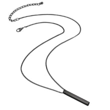 Load image into Gallery viewer, Fashion Geometric Rectangular Necklace for Men Women Titanium Steel Necklace Hip-hop Retro Three-dimensional Column Pendant Male Dominant Jewelry Gift