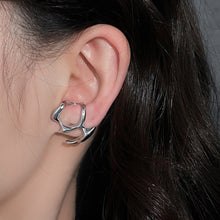 Load image into Gallery viewer, 2Pcs Irregular Liquid Metal Hollow Earrings Style Hip-Hop Punk Fashion Personality Long Earrings Ms Girl Travel Accessories