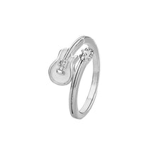 Load image into Gallery viewer, 2024 New Music Electric Guitar Ring Punk Rock Adjustable Finger Ring Fashion Open Ring Jewelry for Mens or Womens