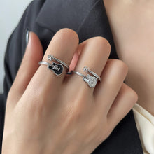 Load image into Gallery viewer, 2024 New Music Electric Guitar Ring Punk Rock Adjustable Finger Ring Fashion Open Ring Jewelry for Mens or Womens