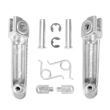 Load image into Gallery viewer, 1Pair Motorcycle Footrests Foot pegs Rear Front Aluminum Silver For Yamaha YZF R1 2002-2020 R6 2003-2020 YZF R6S R1M Accessories
