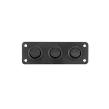 Load image into Gallery viewer, 12V/24V 1-5 Gang Universal RV Truck Toggle Switch Panel USB Car Boat Marine Blue Red LED Styling Accessories Marine Rocker Switch