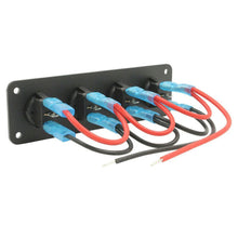 Load image into Gallery viewer, 12V/24V 1-5 Gang Universal RV Truck Toggle Switch Panel USB Car Boat Marine Blue Red LED Styling Accessories Marine Rocker Switch