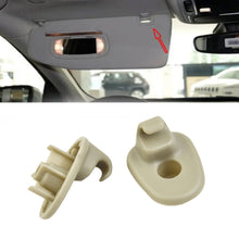 Load image into Gallery viewer, 2Pcs Car Sun Visor Clip Sun Visors Holder Hook Hanger Clips 1AR26BD1-AA For Jeep Liberty For CHEROKEE KK KJ Dodge Nitro