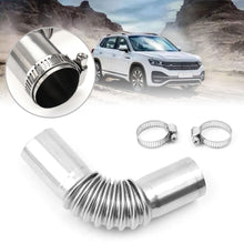 Load image into Gallery viewer, 1Set 24mm Elbow Pipe Air Parking Car Heater Exhaust Tube Elbow Connector With Clip Clamps For Boats Heater Car Heating Parts