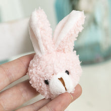 Load image into Gallery viewer, Cute Cartoon Plush Rabbit Bear Brooch Girl Clothes Badge Pins Backpacks Bear Pendant Decoration Accessories Soft Cute Pin